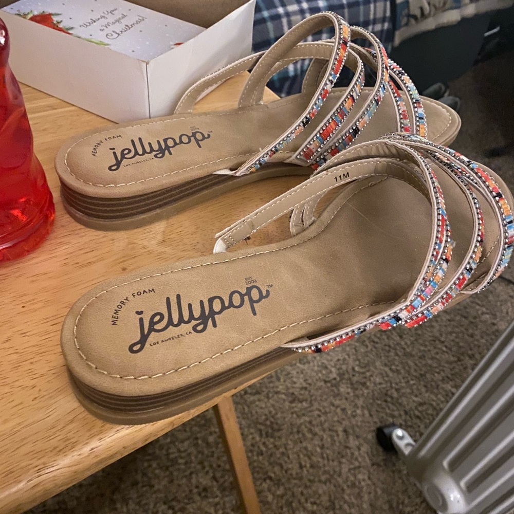 Jelly pop sandals size 11